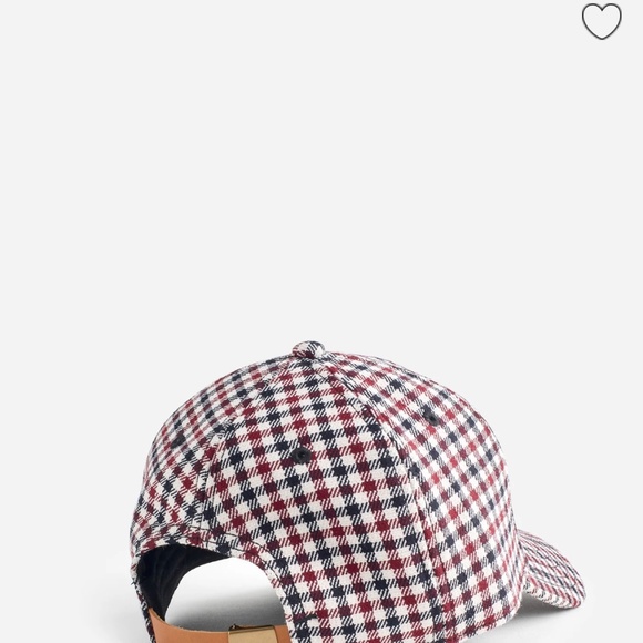 NWOT Madewell Houndstooth Baseball Hat - Picture 3 of 6